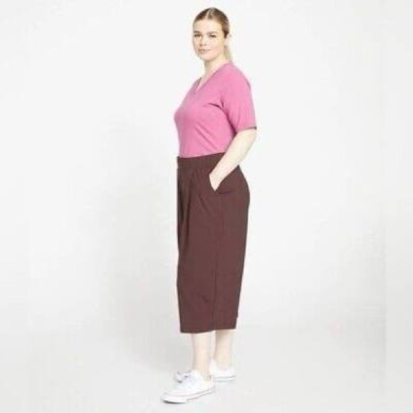 Universal Standard Casual Culottes in Brûlée Size S - Picture 2 of 12